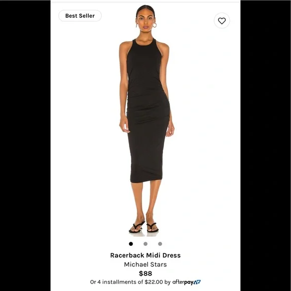 racer dress midi Clara Combo Racer Midi Dress in Jet